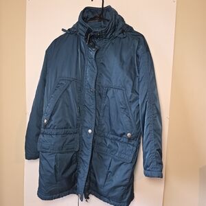 Eddie Bauer Women's Green Parka Winter Jacket Coat Thinsulate Size S